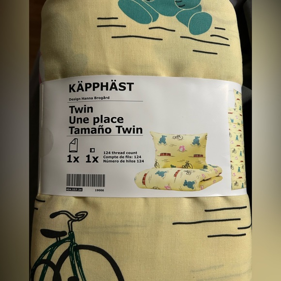 IKEA Other - KÄPPHÄST Twin Duvet Cover Set With Pillow Case From IKEA